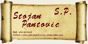 Stojan Pantović vizit kartica